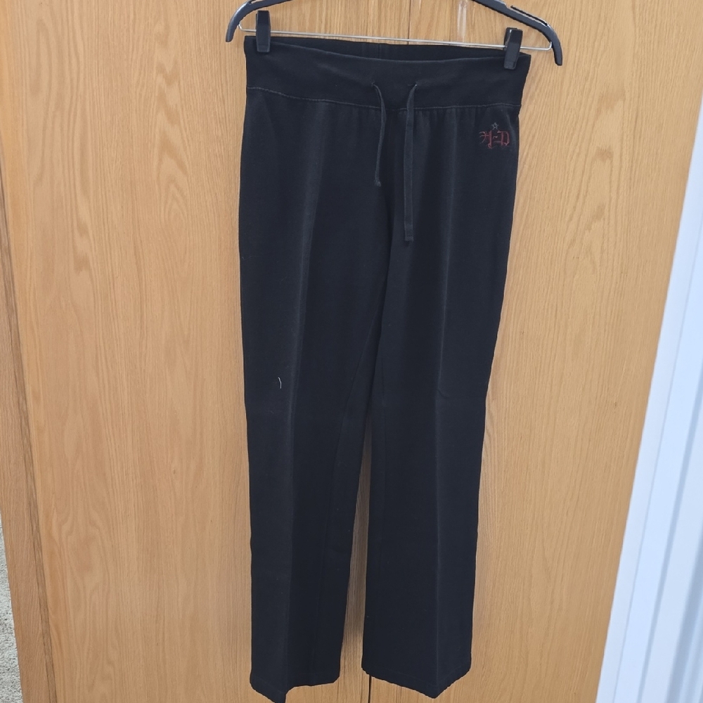 Harley-Davidson Black Joggers with Red Emblem